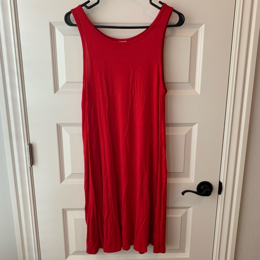 Faded Glory red tank dress